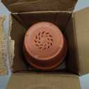 WSMKSZ 4 Inch Plastic Plant Pots with Drainage Holes and Trays 8 Pack Small Nursery Pots for Indoor & Outdoor House Plants and Flowers, Seedling Starter Planters, Terracotta