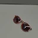 A.J. Morgan Castro Round Sunglasses (Crystal Light Pink)