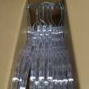 Clear Plastic Hangers 23 Pack - Crystal Cut Hangers for Clothes - Nonslip Coat and Shirt Hangers - Heavy Duty HangersInvisible Dress Hangers for Suits