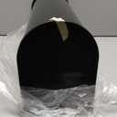 Mailboxes for Outside, Galvanized Steel Medium Black Metal Mailbox, 20 x 8.7 x 6.7 Inches