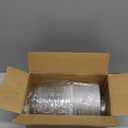 LNYZQUS 4 Small Cake Tins with Lids 50 Pack, Foil Mini Cake Pans,8oz Disposable Ramekins Creme Brulee Baking Cups Individual Mini Pie Contaniers Holders for Wedding Party-White