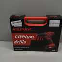 20V Power Drill Cordless, Cordless Drill with Battery and Charger with Torque 30N, Impact Function, 3/8-Inch Keyless Chuck for Screwdriving and Drilling (Battery×2)