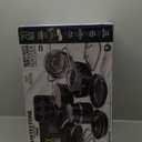 Stainless Steel Litter Box with Lid, 6 Deep Pan, Extra Large Litter Box for Big Cats, Anti-Leakage, Odor Free, Front & Top Dual Entry, Includes Litter Mat & Metal Scoop (Grey)