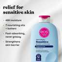eos Shea Better Sensitive Skin Body Lotion - Fragrance-Free, 48-Hour Moisture Eczema Cream & Dry Skin Relief, Vegan, 16 fl oz