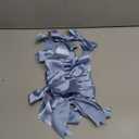 AIMUDI Dusty Blue Satin Bows 5.5" Bows for Gift Wrapping Satin Twist Tie Bows Premade Ribbon Bows for Treat Bags Invitations Baskets Wreaths Crafts Wedding Birthday Baby Shower Decorations, 24 PCs