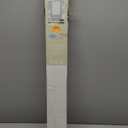 Cordless Light Filtering Mini Blind - 35 Inch Width, 48 Inch Length, 1" Slat Size - Pearl White - Cordless GII Morningstar Horizontal Windows Blinds for Interior by Achim Home Decor