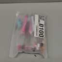 12 Pieces Beadable Pens Bulk with Colorful Silicone Beads for DIY Pen Making Kit Smooth Writing Beaded Pen for Women Kids Students Office School(Jesus)