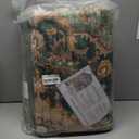 6x9 Vintage Rugs for Dining Room, Washable Rugs Non Slip Large Area Rug for Living Room Bedroom Office, Floor Decoration Big Rug Mat Low-Pile Kid & Pet Friendly(Border Green)