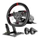 PXN V10 Ultra Direct Drive Racing Wheel & Pedals 3.2Nm Force Feedback, 10.6'', 4 Paddle Shifters, Hall Effect 2-Pedal Set - Gaming Steering Wheel for Xbox Series X|S, Xbox One, PS4 & PC