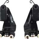 1 Pair Sliding Door Rollers Hinge Assembly Set Left Right Side Replacement for 2005-2010 Odyssey EX EX-L Touring 924-128 924-129 72561-SHJ-A21 72521-SHJ-A21
