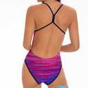 Beautikini Period Swimwear Women One Piece Menstrual Swimsuit Leakproof Racerback Athletic Bathing Suit for Teens Girls, Size M