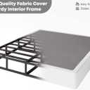 RLDVAY Box-Spring-Queen, 9 inch Metal Queen Box Spring Only, Heavy Duty Queen Size Box Spring with Fabric Cover, Easy Assembly, Non Slip, Noise Free