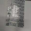 2 x 201pcs Locknuts Assortment Kit,M3 M4 M5 M6 M8 M10 M12 Metric Nylon Insert Lock Nuts Set,304 Stainless Steel Lock Nuts