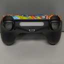 TIANHOO Wireless Controller Compatible with PS4/Pro/Slim, with Vibration Feedback, Motion Sensing, Touchpad, Light Bar, Share, 3.5mm Headphone Jack(Graffiti)