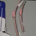 OEM QUALITY 24" + 18" Premium All-Seasons Stable And Quiet Sakura Pink Windshield Wiper Blades (Set of 2)