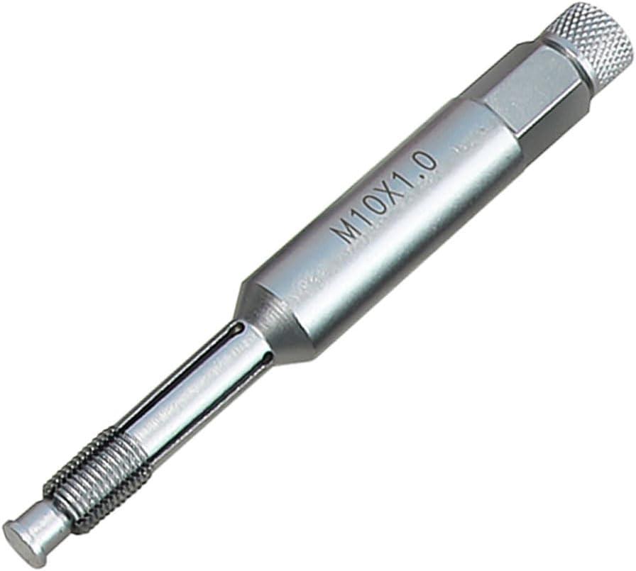 DPTOOL 10mm Back Tap Spark Plug Thread Repair Tool M10x1.0 Thread Chase Tap for Repairing Threads and Preventing Metal Shavings from Entering the Cylinder