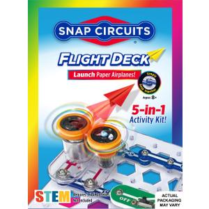 Snap Circuits Flight Deck Science/STEM Toy kit | Ages 8+ | Construction Gift for Boys and Girls