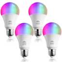 Himalayan Glow Color Changing LED Light Bulb, RGB Lights & Dimmable, WiFi Control Multicolor Bulb,Best for Home Dcor, Compatible with Alexa, Google Home & Mobile App, 4 Count