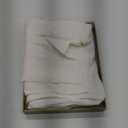 TOSMO Pure Linen Pillowcases 1 Pair, 100% French Natural Flax Pillow Cases (Queen, 20x30 inches) - Off White