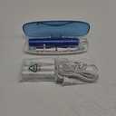 Aquasonic Vibe Series Ultra-Whitening Toothbrush  ADA Accepted Electric Toothbrush - 8 Brush Heads & Travel Case  40,000 VPM Motor & Wireless Charging - 4 Modes w Smart Timer  Sapphire Blue