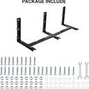 Colinktool Underbody Steel Mounting Brackets,15 x 15Inch Mounting Brackets for 48 Inch Poly Truck Boxes, Black Steel