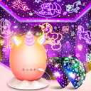 Unicorns Night Light for Girls: Unicorn Egg Star Projector Gifts for 3 4 5 6 7 8 9 10 Year Old Girls Toys with Unicorn & Star Theme Timer for Kids Age 3-5 4-6 6-8 8-10 Birthday Party Favor Decor