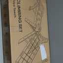 Kids Play Tent for Toddlers, 5pc Toddler Jungle Gym Playset with Ball Pit, Crawl Tunnel and Obstacle Course, Indoor Outdoor Playhouse Toy for Boys and Girls