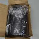 Black straight stainless steel car exhaust head 2.5 to 3.3 Adjustable Car Decoration Chrome-Plated Finish Exhaust Tailpipe, Universal Pipe Modification Tail Throat Tail Pipe