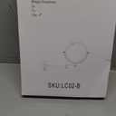 Wall Mounted Magnifying Makeup Mirror with 1X 10X Magnification and Extendable Arm, 8 Inch Double Sided Vanity Mirror for Bathroom, Wall Mirror for Teen Girls, Women, Matte Black