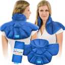 PhysioNatural Microwavable Heating Pad  for Instant Relief and Relaxation in Cases of Muscle Pain, Tension and Stress, Aches, Spasms, Stiffness, Migraines, and Headaches - Unscented (1 Count (Pack of 1), Blue)