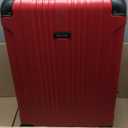 Kenneth Cole REACTION Out of Bounds Lightweight Hardshell 4-Wheel Spinner Luggage, Scarlet Red, 28-Inch Checked