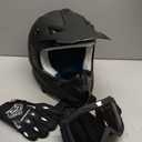 Kids Dirt Bike Helmets Youth Motorcycle Helmet, Kids Motorcycle Full Face Helmet for Off-Road, ATV, UTV, Street Riding with Goggles Gloves, DOT Approved