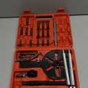 Bearing Puller Kit, Inner Hole 3-Jaw Puller with Curved Hook and Steel Collet Multi-Function Bearing Removal Tool