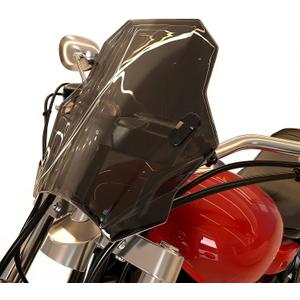 Universal Motorcycle Windshield Windscreen Extension Deflector for 7/8" 1" 1 1/8" Handlebars, for E-Bike, for Honda Rebel 300/500 for Yamaha MT07 for Kawasaki for Suzuki for Harley Cruiser Touring