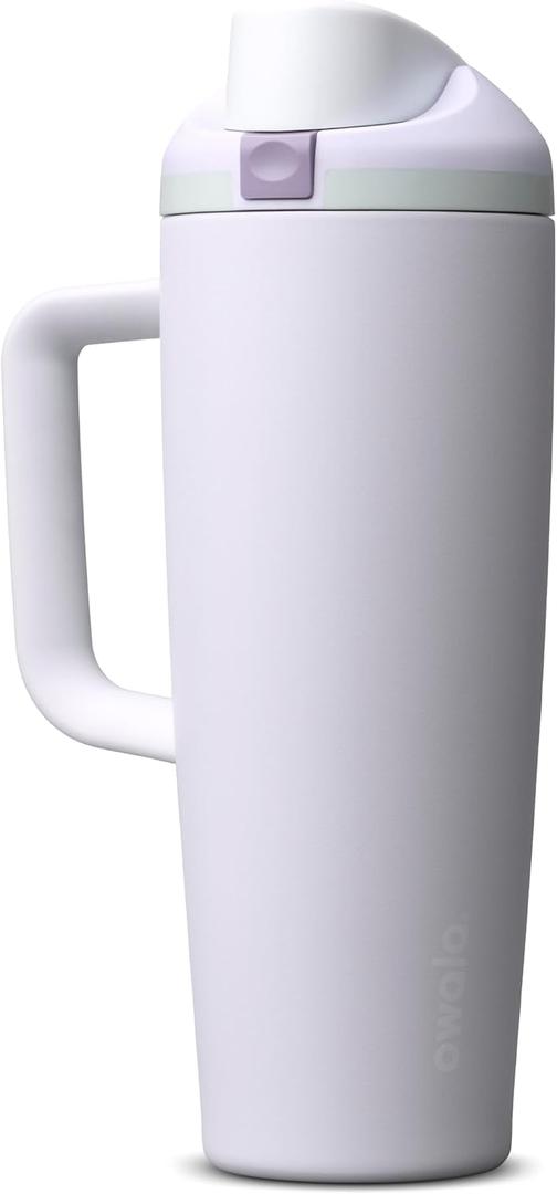 Owala FreeSip Tumbler Insulated Stainless Steel Water Bottle with Built-in Straw and Side Handle, For Travel, Work, School, and Sports, 30oz, BPA Free, Leak Proof, Open Air