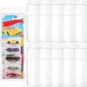 10 Pack 5 Separate Car Protector Case for Hot Wheels Mainline,Protector Packs Compatible with Hot Wheels Model,5 Car Clamshell Display Clamshell Cases Plastic Display Protective Case for Hot Wheel