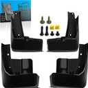 KEYOOG Front & Rear Mud Flaps Splash Guards Fit for 2020 2021 2022 2023 2024 Sub-aru Outback 4-Door Wagon (B16), 4-Pc Set Easy to Clean and Install, Without Side Skirts or Body Modifications, Black