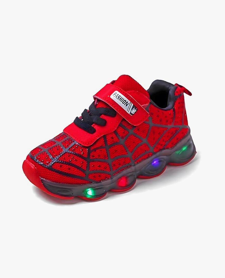 RAYCHY Children's Casual Shoes Boys Breathable Non-Slip Light Sneakers Unisex Luminous Sneakers for Girls Sport Running Shoes, Size 9