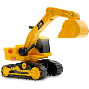Cat Construction Power Haulers Excavator - Motion Drive Technology and Lights & Sounds Toy Truck for Kids Ages 3+, Durable Yellow Construction Vehicle