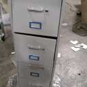 Alera Vertical File, 4 Letter-Size File Drawers, Light Gray, 15" x 25" x 52"