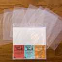 Invest In Vinyl 100 Clear Plastic Protective LP Outer Sleeves 3 Mil. Vinyl Record Sleeves Album Covers 12.75" x 12.5" Provide Your LP Collection with The Proper Protection