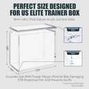 ETB Acrylic Case 3 Pack Elite Trainer Box Protector 8mm Thick Magnetic Lid 6 Magnets UV Protection Dustproof Display Case Easy Top Loading Compatible with Elite Trainer Boxes
