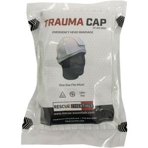 Rescue Essentials First Aid Trauma Cap Emergency Head Bandage