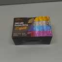 Twinkle Star 300 LED Curtain String Lights, 8 Modes Plug in Fairy Lights for Bedroom,Wedding,Party,Birthday, Hanging Twinkle Light for Indoor Outdoor Wall Window Backdrop Decoration, Warm White