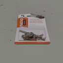 Defender Security U 9858 Sliding Patio Door Pin, 3/16 in. x 2-5/8 in., Steel Pin and Retaining Ring, Chrome Plated Finish (Single Pack) (Pack of 2)