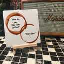 6 x Coffee Table Decor, Bar Decoration Cafe Station Kitchen Home Decor Wooden Sign, Coffee Lover Gifts for Women Men, El Cafecito