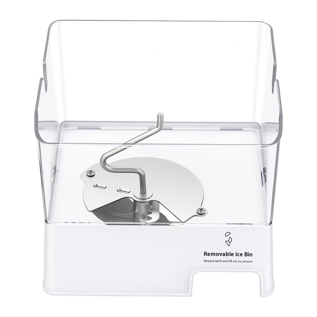 Upgraded WPW10347093 W10347093 Ice Bucket Compatible with Whirlpool Ice Maker Replacement Parts W10347100 Whirlpool Ice Bucket Removable Ice Bin WRF736SDAM14, WRF736SDAM12, WRF767SDAM01 Ice Maker