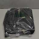 3 Ring Zipper Binder, 2 Inch Ring Binder Organizer Bag with Shoulder Strap Fits 13 Inch Laptop and 500 Sheets, Black (Empty Bag Only)