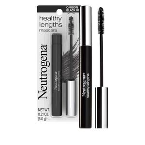 Neutrogena Healthy Lengths Mascara - with Vitamin E & Olive Oil, Lengthening Formula Extends the Look of Your Lashes up to 100% without Clumping, Flaking or Smudging, Carbon Black 0.21 oz, Pack of 2