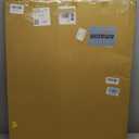 Large Bulletin Board - 60 X 36 inches Decorative Felt Pin Board - 5' x 3' Cork Board Alternative for Wall - Foldable Photo Board Self-Adhesive Vision Board Prayer Board with 30 Pushpins - Warm White